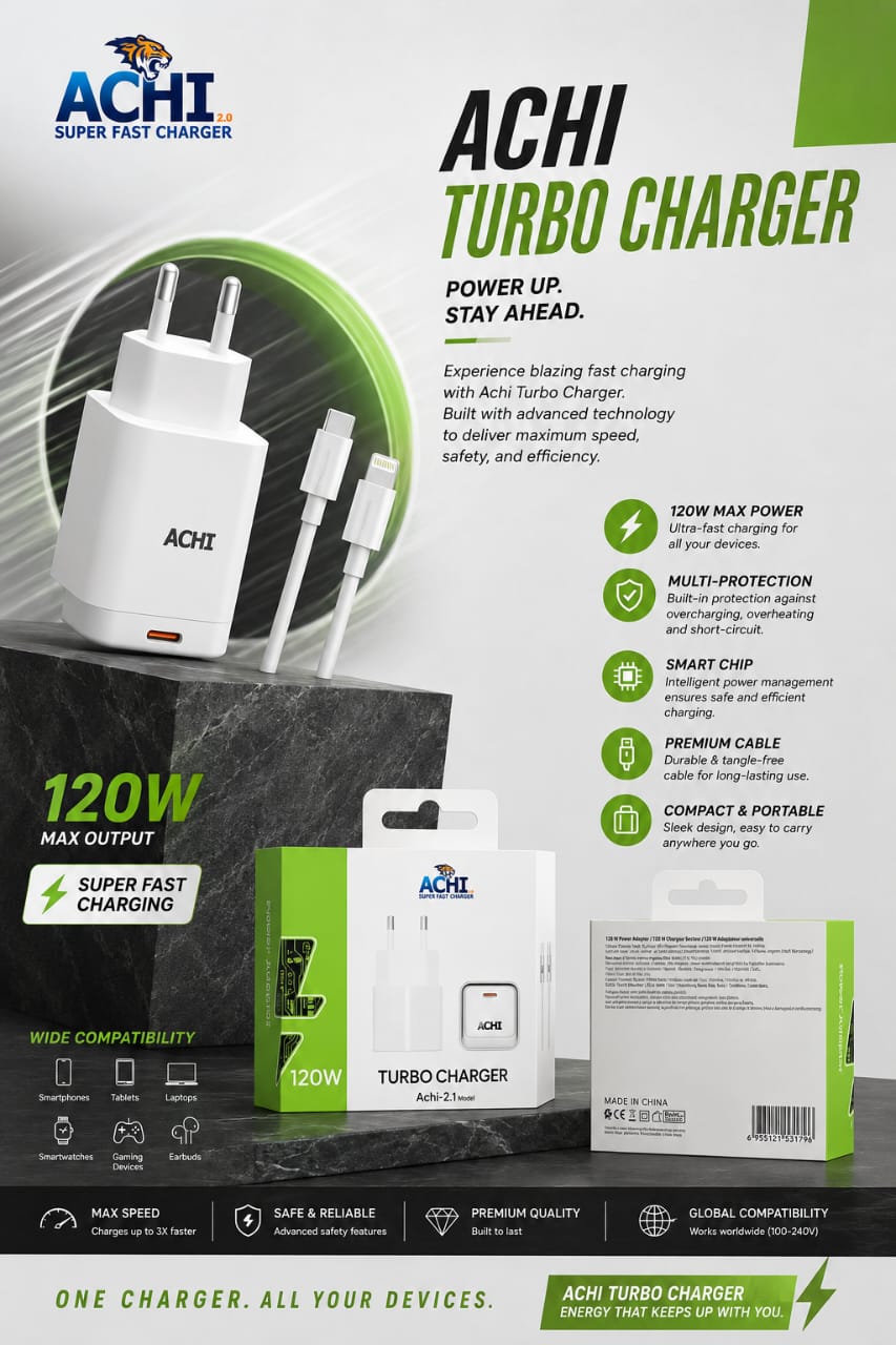 ACHI Turbo Charger (120W)